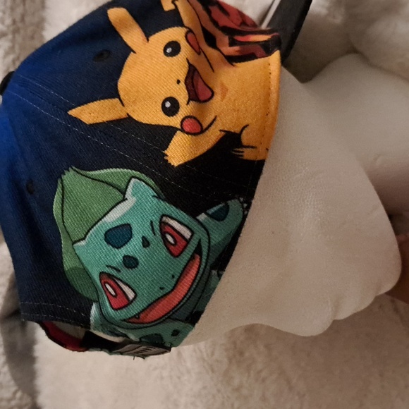 POKÉMON The Original Starters Blue Gradient Snapback Cap Hat - Picture 9 of 13